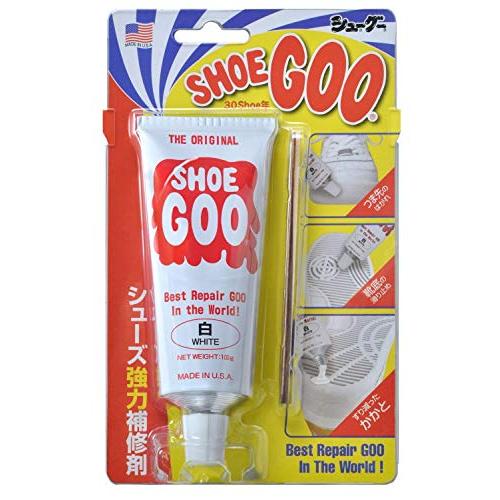 [Shoe Goo] すり減ったかかと補修に 靴補修剤 シューグー 白(ホワイト) 100g