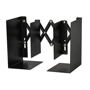 カール事務器 伸縮ブックエンド ブラック