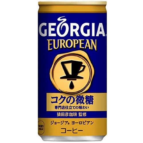 Georgia コカ・コーラ ジョージア ヨーロピアン コクの微糖 185ml缶×30本