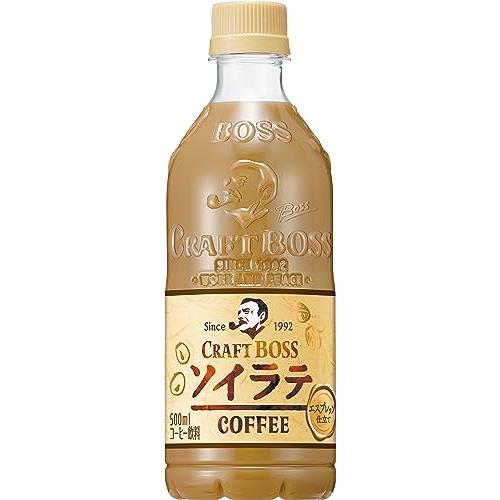 BOSS(ボス) サントリー クラフトボス ソイラテ BOSS コーヒー 500ml × 24本