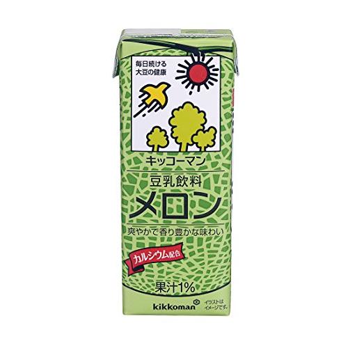 キッコーマン 豆乳飲料 メロン 200ml ×18本