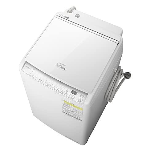 日立 タテ型洗濯乾燥機 洗濯8kg 乾燥4.5kg ホワイト ビートウォッシュ BW-DV80H W...