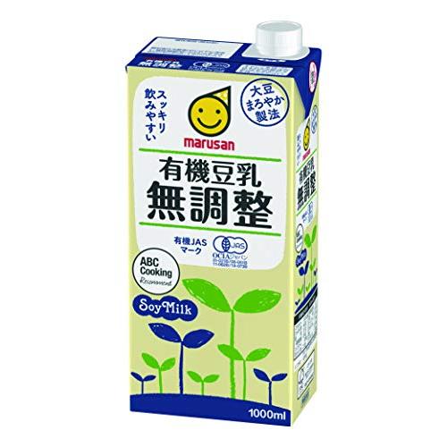 マルサン 有機豆乳無調整 1000ml×6本