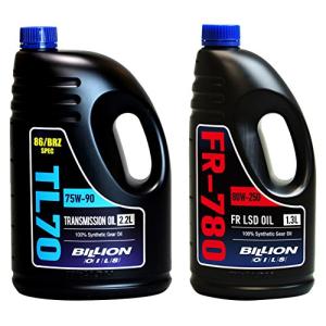 ビリオン オイルズ BILLION OILS TL70(86/BRZ 専用 マニュアル トランスミッション オイル 2.2L) + FR-780｜unli-mall