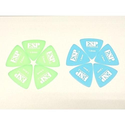 ESP イーエスピー トライアングル ミディアム&amp;ハード各5枚 10枚セット 0.8mm 1.0mm...