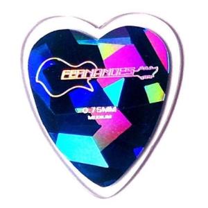 FERNANDES フェルナンデス ピック ハート・ダイヤモンド (ダイアモンドブルー) 10枚セッ...