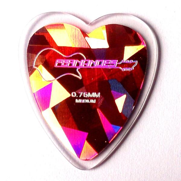 FERNANDES フェルナンデス ピック ハート・ダイヤモンド (ダイアモンドピンク) 10枚セッ...