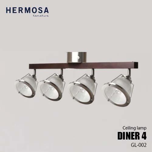 HERMOSA ハモサ DINER 4 ダイナー4 GL-002 アメリカンアンティーク ビンテージ...
