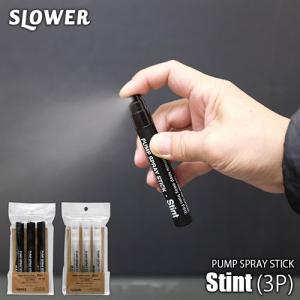 SLOWER スロウワー PUMP SPRAY STICK 「Stint (3P)」 ポンプスプレースティック 「スティント」 3本セット 10ml スプレーボトル｜unlimit