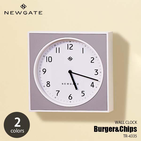 NEWGATE ニューゲート Burger&amp;Chips-wall clock バーガー&amp;チップスウォ...