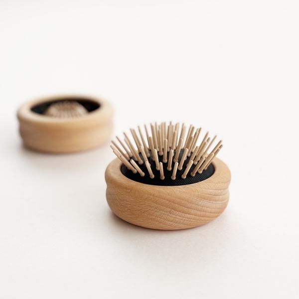 KOST KAMM コストカム ポップアップブラシ 7cm 木製 ドイツ ハンドメイド くし コーム...