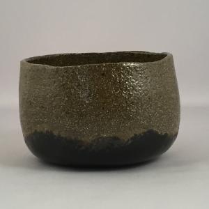 三代 佐々木昭楽作 銘「荒磯」 のんこう写 黒楽茶碗 茶道具 : ますや雲