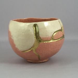 茶道具 抹茶茶碗 黒楽茶碗 かせ釉 大黒茶碗写し 佐々木昭楽作 極上品角