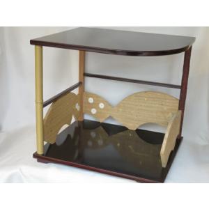 送料込 鵬雲斎好写 寿扇棚 茶道具 美品 楽天市場】（八月☆特売品）鵬雲斎好写 固定式 寿扇棚USED