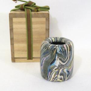 茶道具 香合 お月見 楽焼き かまくら兎 伊東桂楽作 茶道 : 茶道具