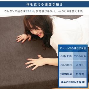 高反発マットレス シングル 厚さ10cm 硬め...の詳細画像2