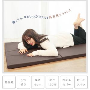 マットレス シングル 高反発 厚さ4cm 硬め...の詳細画像1