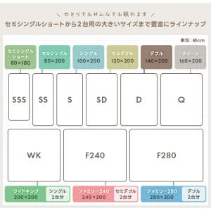 敷きパッド ファミリーサイズ 280 あったか...の詳細画像1
