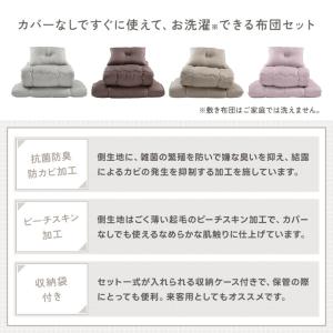布団セット 抗菌 防臭 防カビ シングル 敷き...の詳細画像1