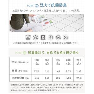 ラグ 3畳 洗える ラグマット 200×250...の詳細画像4
