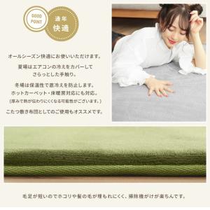 ラグ 円形 厚手 ラグマット 低反発 直径14...の詳細画像5
