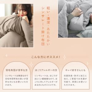 掛け布団 シングル シンサレート 洗える 掛布...の詳細画像1