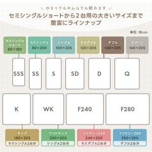 敷きパッド セミダブル 綿100% パイル 吸...の詳細画像1