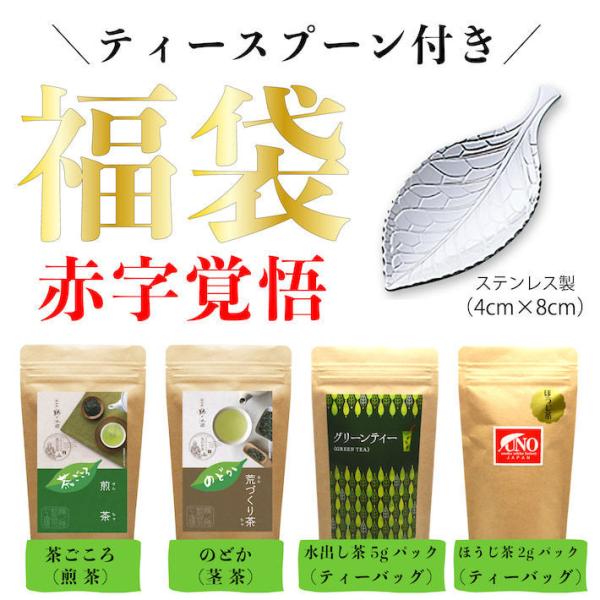 福袋 2024 お茶 ティーバッグ 水出し 緑茶 八女茶 深蒸し茶 4点セット ステンレス製ティース...