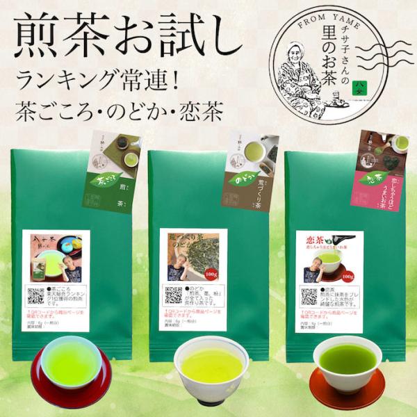 お茶 お試し セット 緑茶 煎茶 日本茶 抹茶 国産 茶葉 水出し八女茶 深蒸し 種類 詰め合わせ ...