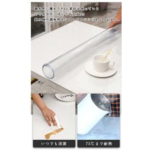テーブルクロス 厚さ1mm テーブルマット 透...の詳細画像4