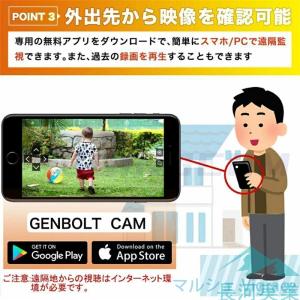 防犯カメラ 屋外用 太陽光発電 自動追跡 AI...の詳細画像4