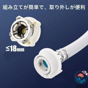 洗濯機用 給水ホース 洗濯機ホース ナノファイ...の詳細画像2