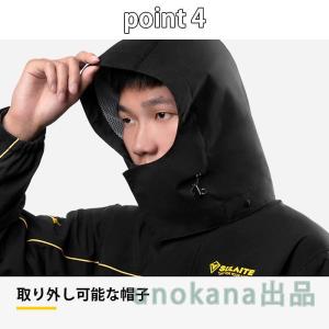 バイク レインウェア 上下セット レインスーツ...の詳細画像5