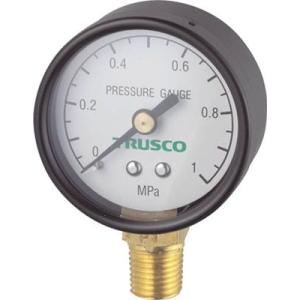 (エアユニット)TRUSCO トラスコ 圧力計 表示板径Φ４０