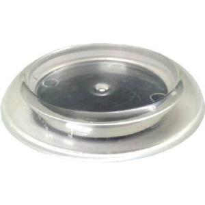 (双輪キャスター)TRUSCO トラスコ 受け皿 ゴム付 ６４ＭＭ