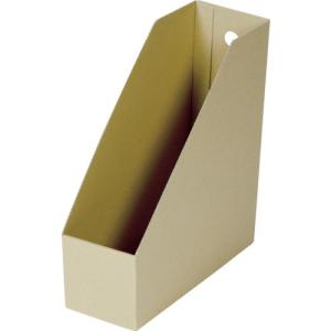 (ファイル・ブックスタンド)ＴＲＵＳＣＯ　段ボール製Ａ４縦型ファイルボックス　間口１０３