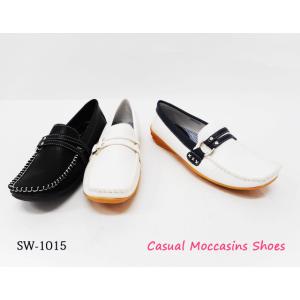 【SALE】TUVARA ドライビング ベルト リング モカシン クッション ストライプ SW1015