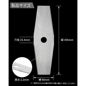 【高炭素SK95採用】草刈り機 替え刃 シュレ...の詳細画像3