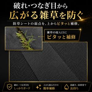 防草シート 【シートのキワをピタっと】補修テー...の詳細画像4