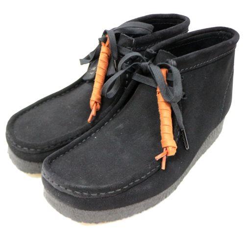 CLARKS クラークス Wallabee Boot ワラビー ブ―ツ ブラックスエード UK8 1...