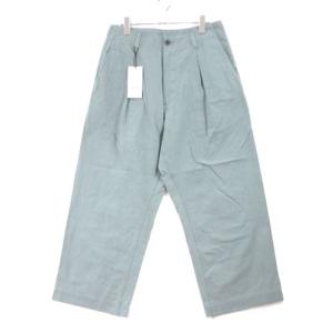 KUON クオン FANAGE Wide Pants ファナージュ ワイドパンツ S セージグリーン｜unstitch