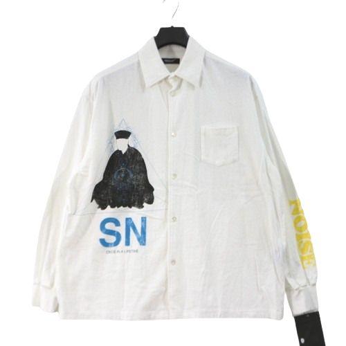 UNDERCOVER アンダーカバー 22SS 加工プリントCSボックス長袖シャツ RKSN 1 ホ...