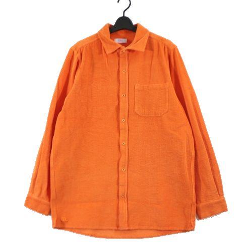 ERL イーアルエル 23SS コーデュロイシャツ M オレンジ