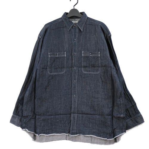 INTERIM インテリム 22AW HYPER BIG MILITARY LINEN DENIM ...