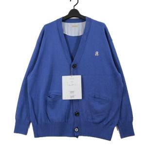 COMOLI コモリ 23SS ウールストライプジャケット 3 ネイビー