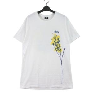 stussy ステューシー Dead Flowers Tシャツ M ホワイト