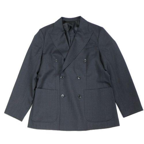 LE エルイー ウール ダブル ジャケット 1 グレー