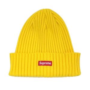 Supreme シュプリーム 25SS Overdyed Beanie RED ニットキャップ イエロー