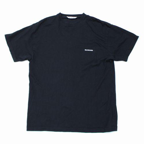 BALENCIAGA バレンシアガ ロゴプリント Tシャツ XL ブラック