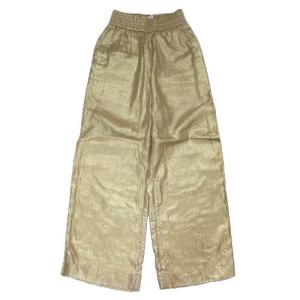 MASU エムエーエスユー 22SS METALLIC EASY PANTS メタリック イージー パンツ 42 ゴールド